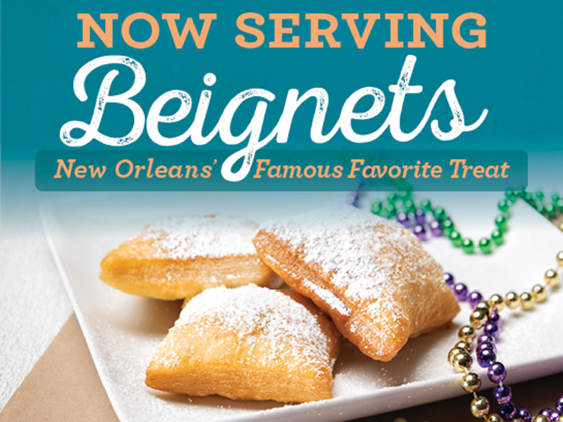 Pj's coffee beignets sale